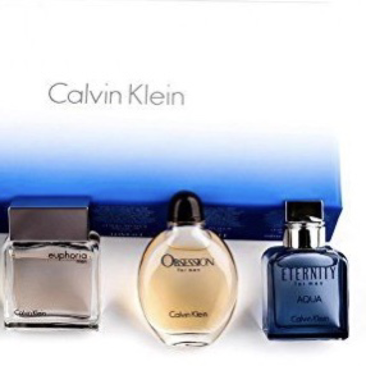 Calvin Klein Man Cologne Mini Set Obsession, Eternity, Euphoria thumbnail