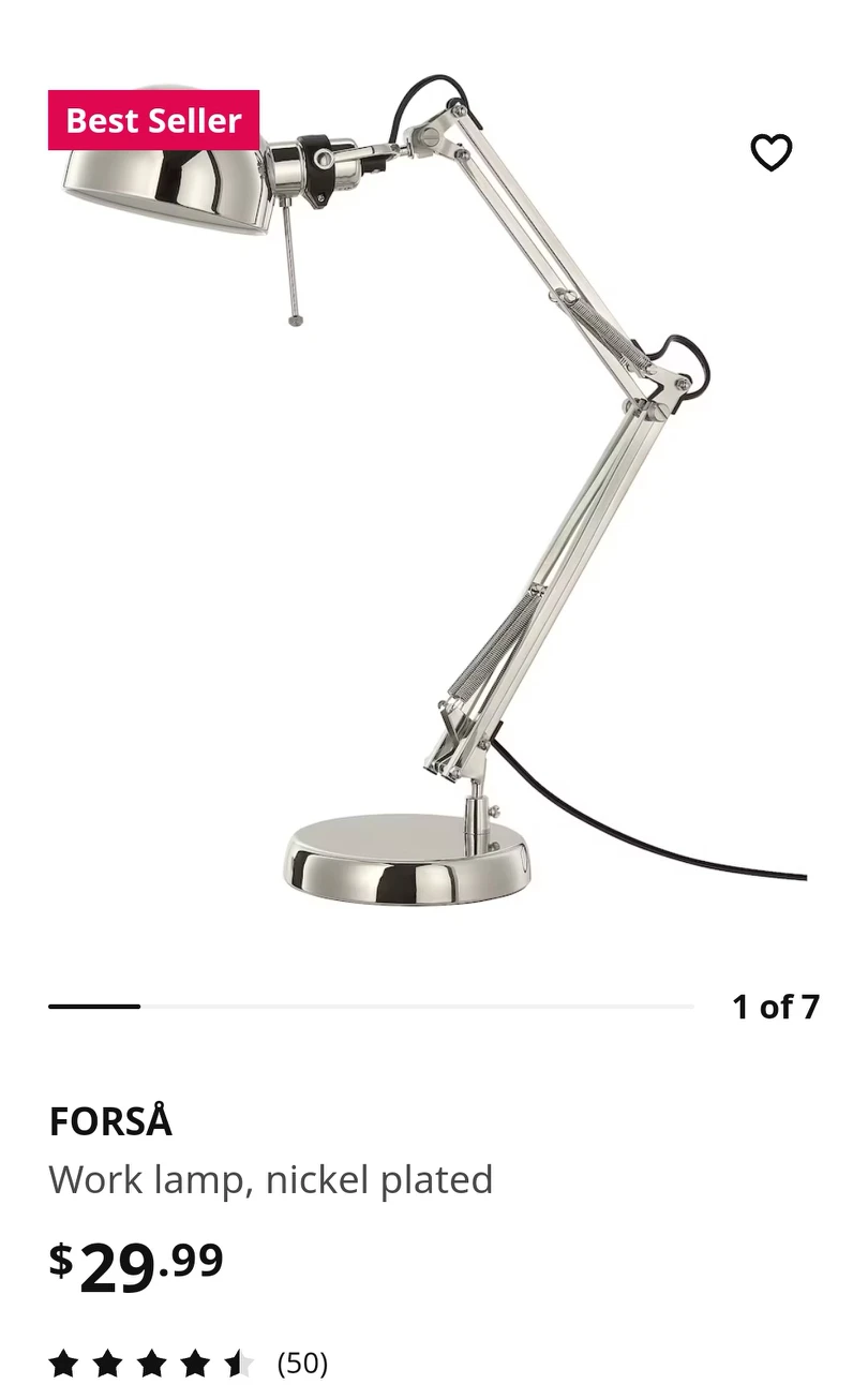 Ikea FORSÅ table lamp - photo 2