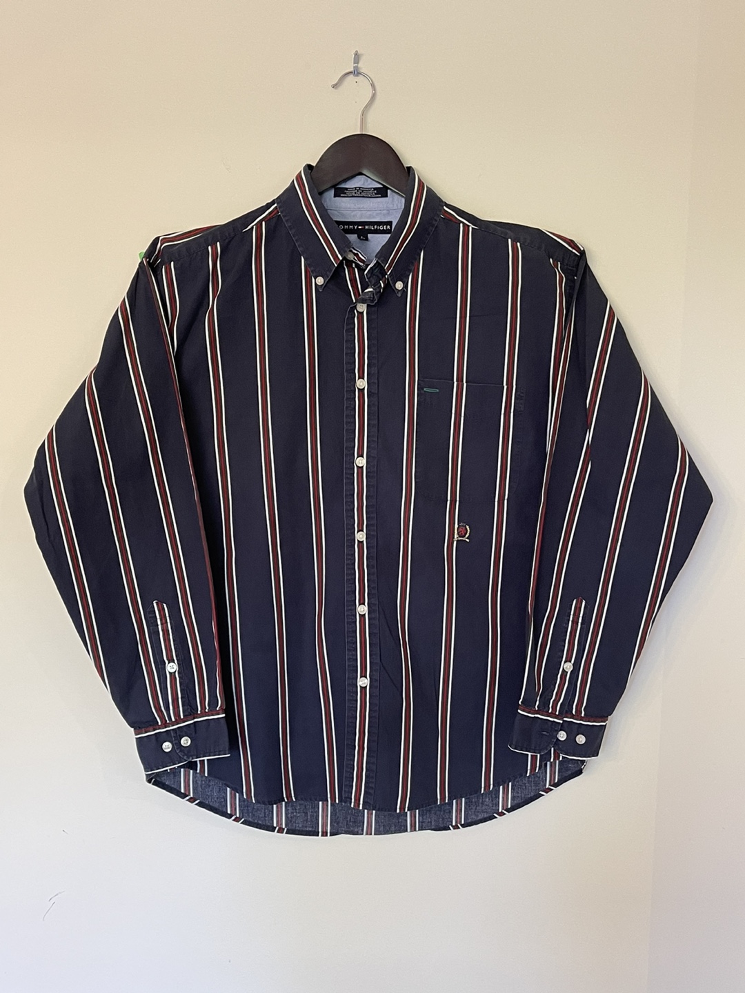 Men’s Vintage Tommy Hilfilger Button Down Shirt size Large thumbnail