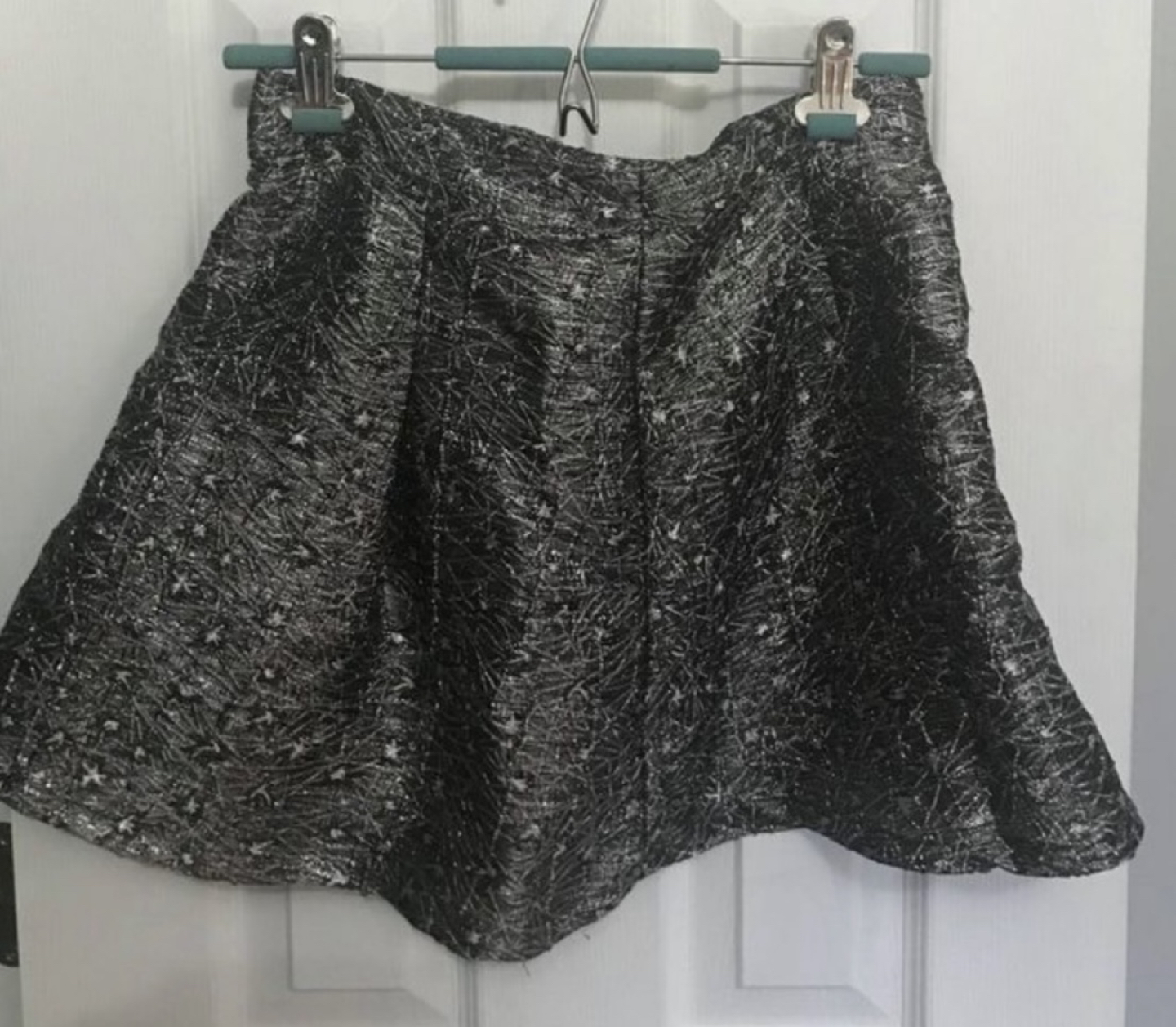 Woman’s Sparkly Silver Skirt thumbnail