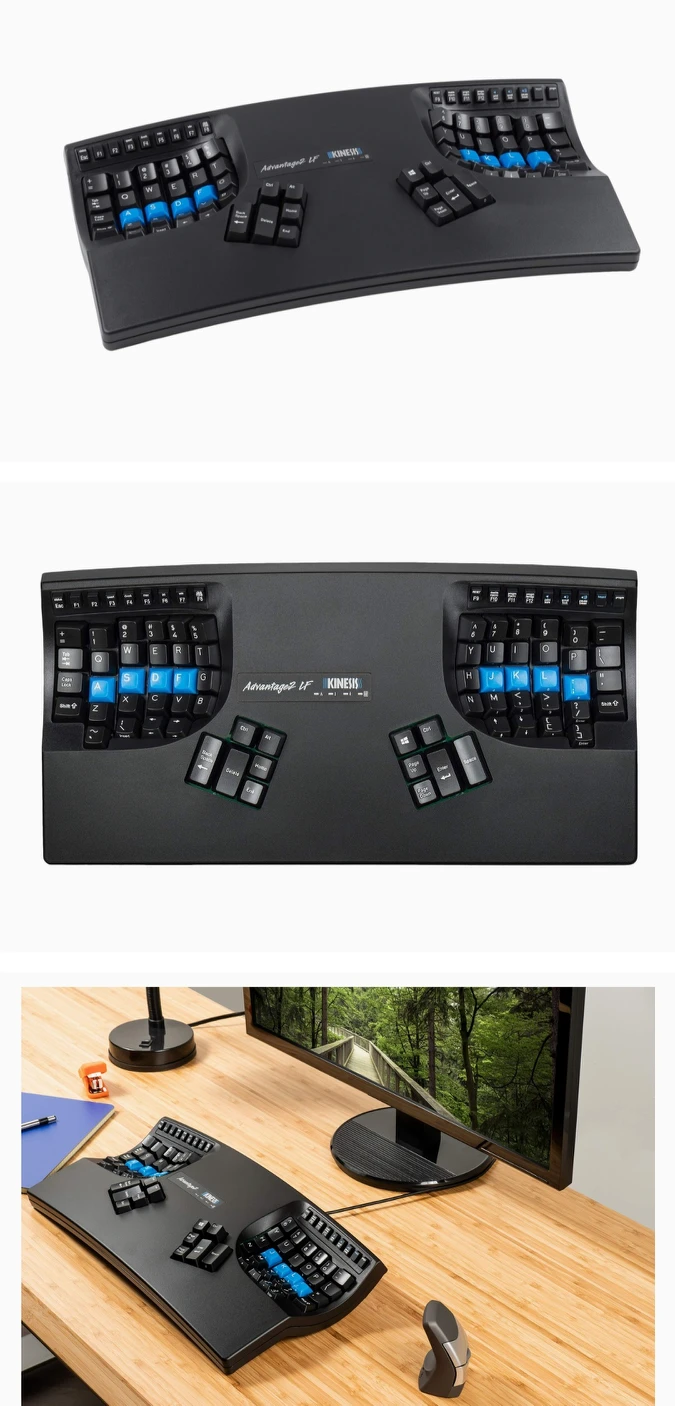 kinesis ergonomic keyboard thumbnail