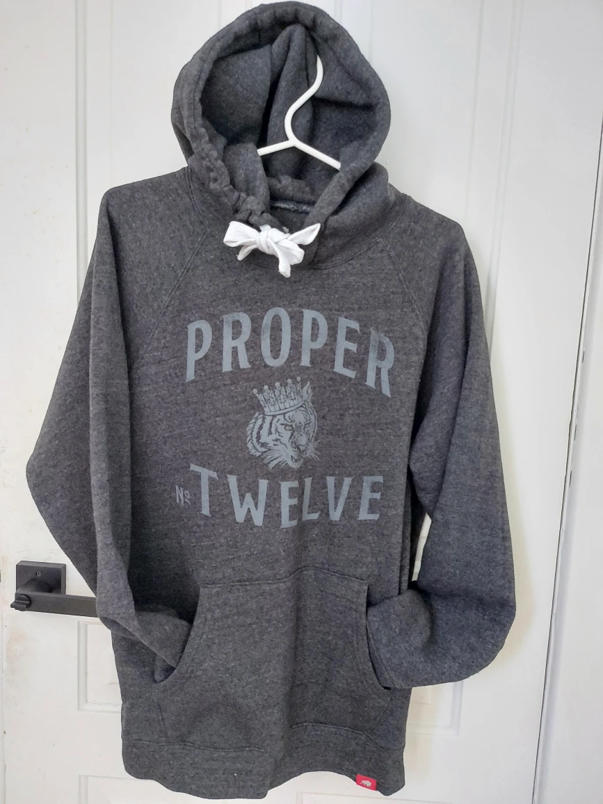 Grey hoodie size L
