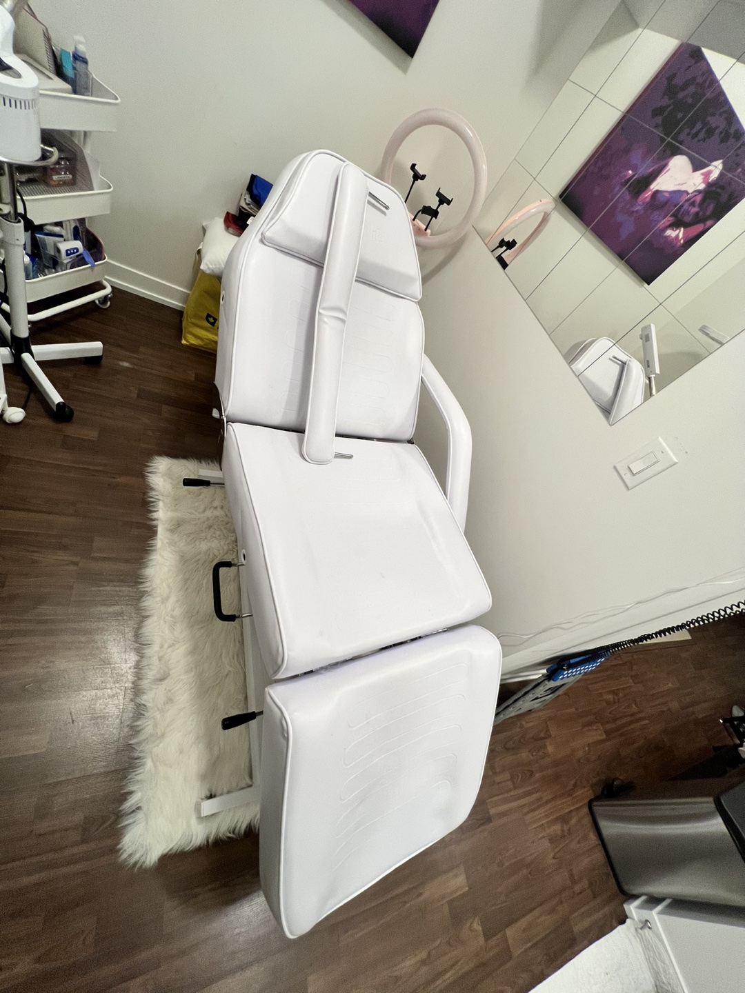 White Hydrolic Spa Massage Tattoo Bed - photo 3