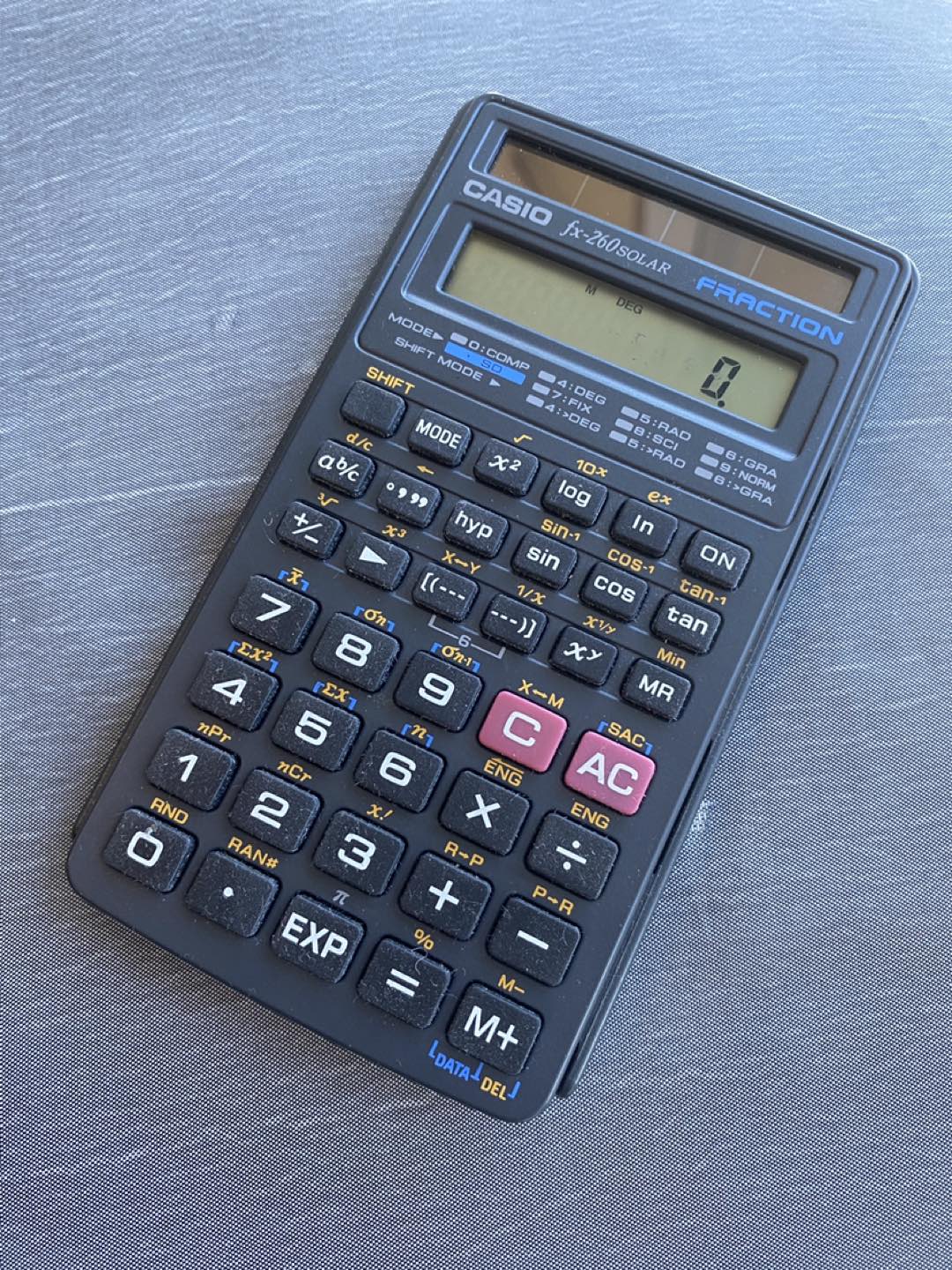 Casio fx-260 Solar Fraction Calculator #freecycle thumbnail