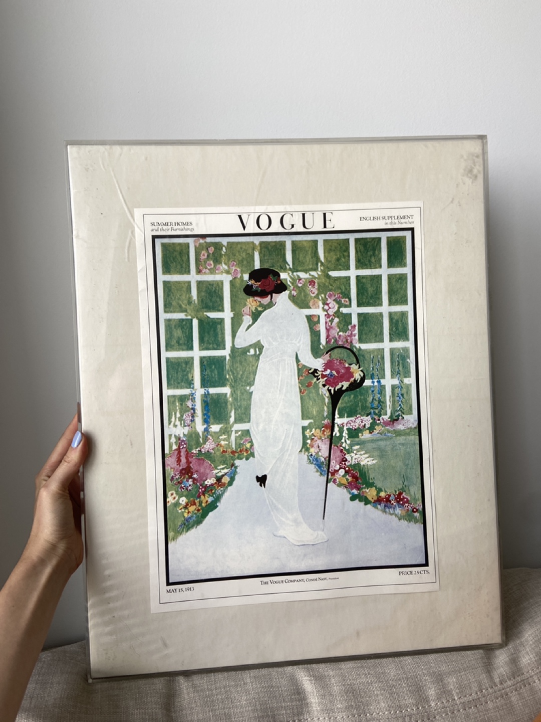 Vintage vogue framed poster thumbnail