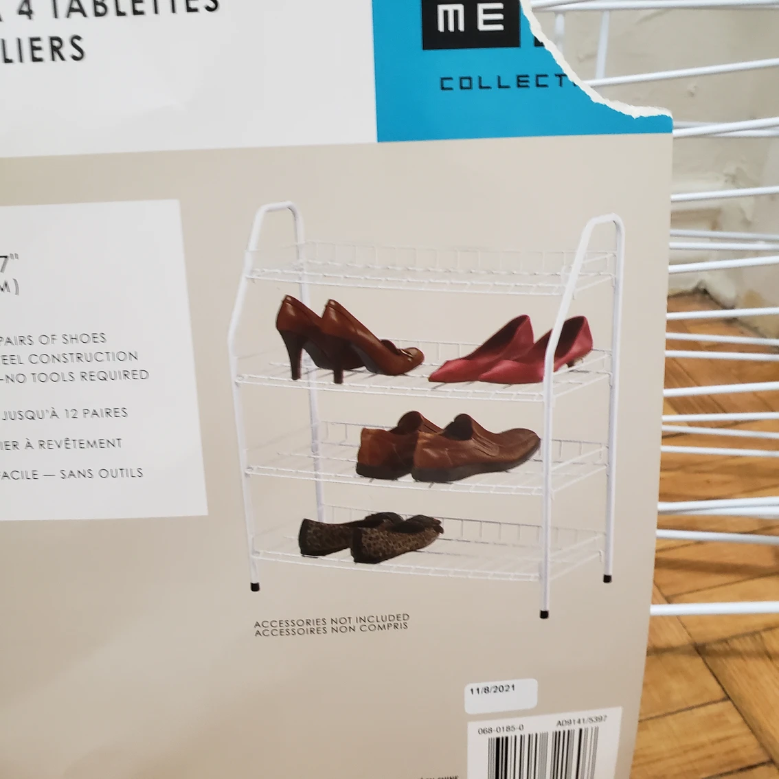 NEW white shoe rack - photo 2