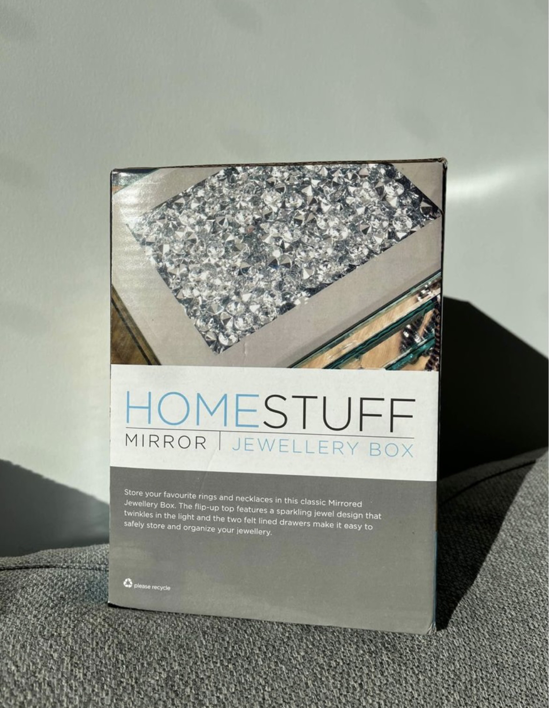 Brand New Mirror Crystal Jewellery Box - photo 2