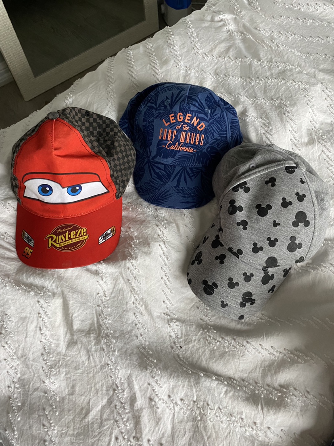 Baby caps - Mcqueen, Mickey and Paw patrol thumbnail