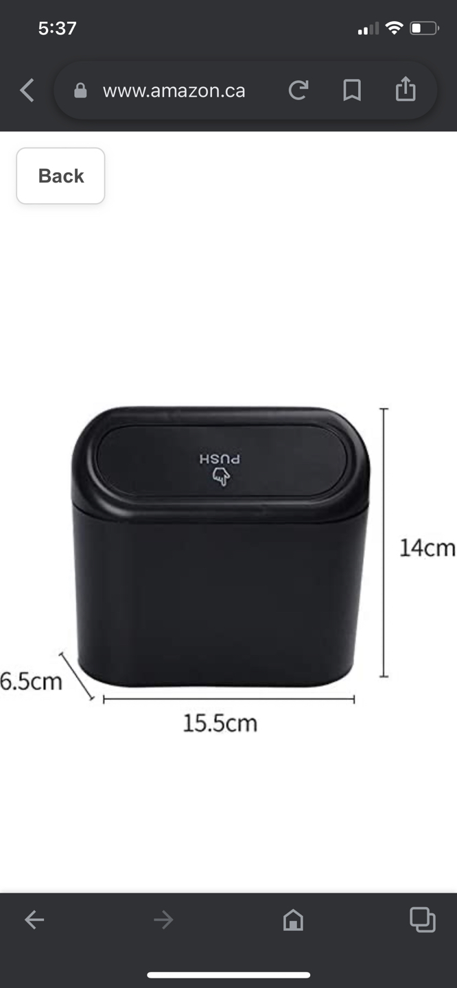 NEW | Mini Trash Can with Lid for a Car | 2 - photo 3
