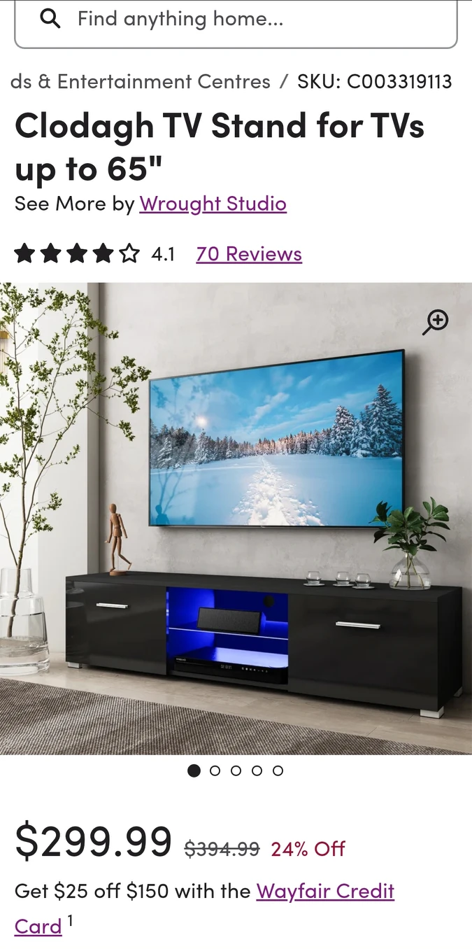 NEW TV Table - in BOX! - photo 4