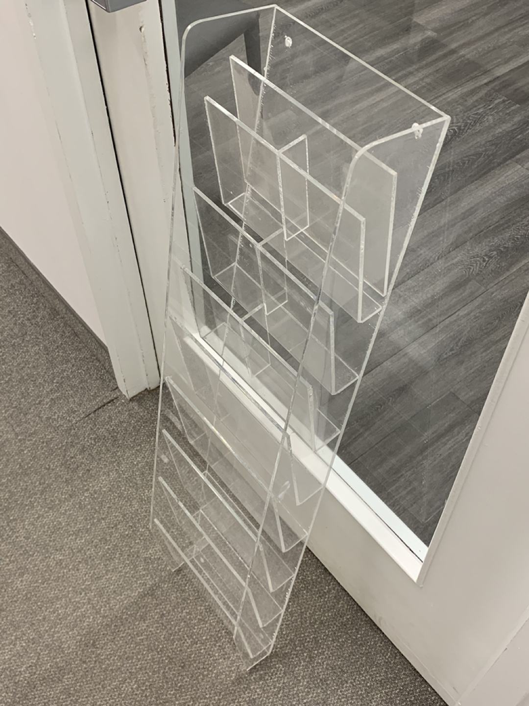 Heavy Standing Plastic Brochure Holder from office - photo 2