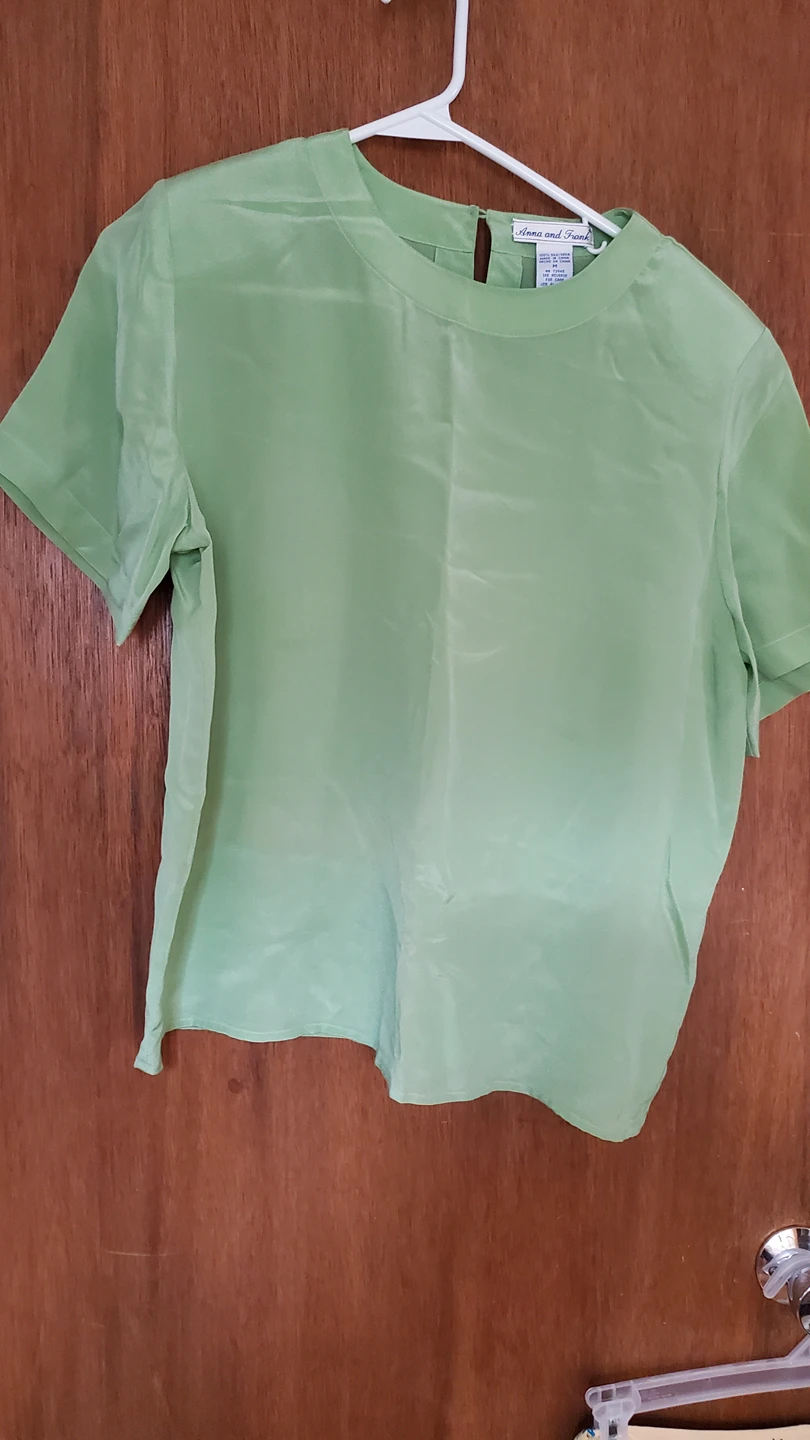 Ann Taylor Silk Skirt and silk  blouse image indicator(4)