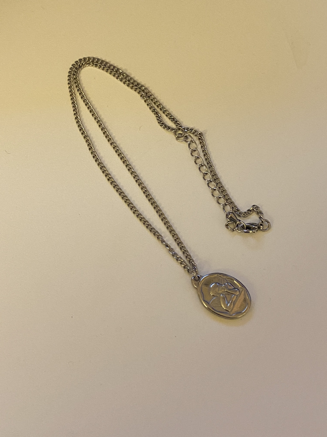 Silver Angel pendant Necklace