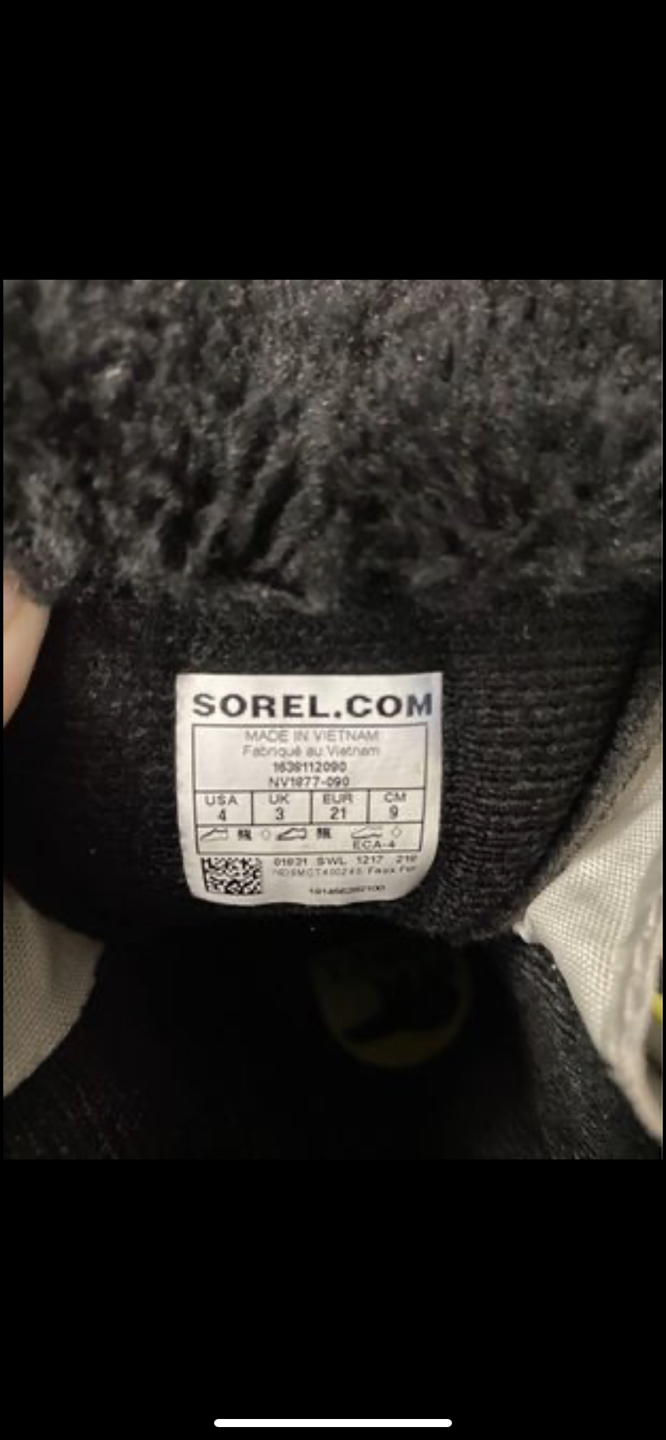 Sorel Winter Boot - Toddler Size 4 - photo 4