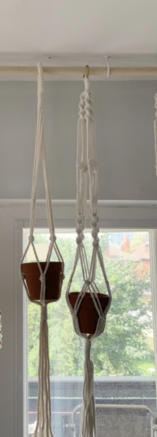 Macramé & hanging pot holders 🍀🪴🌱🌿 thumbnail