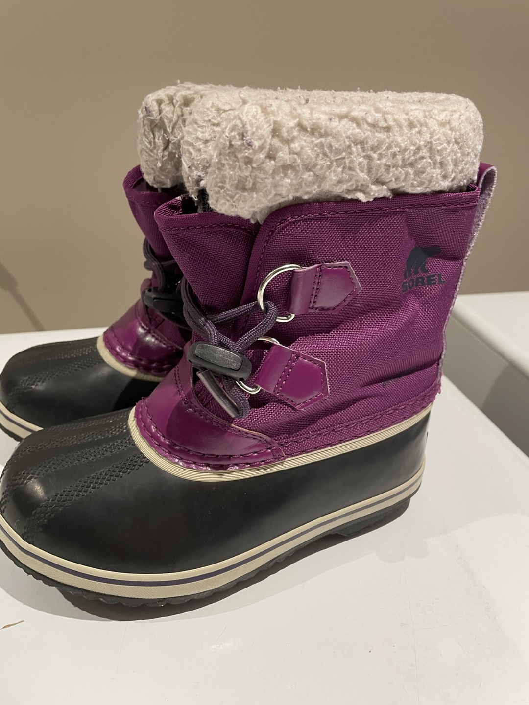 Sorel girl winter boots size 13 thumbnail