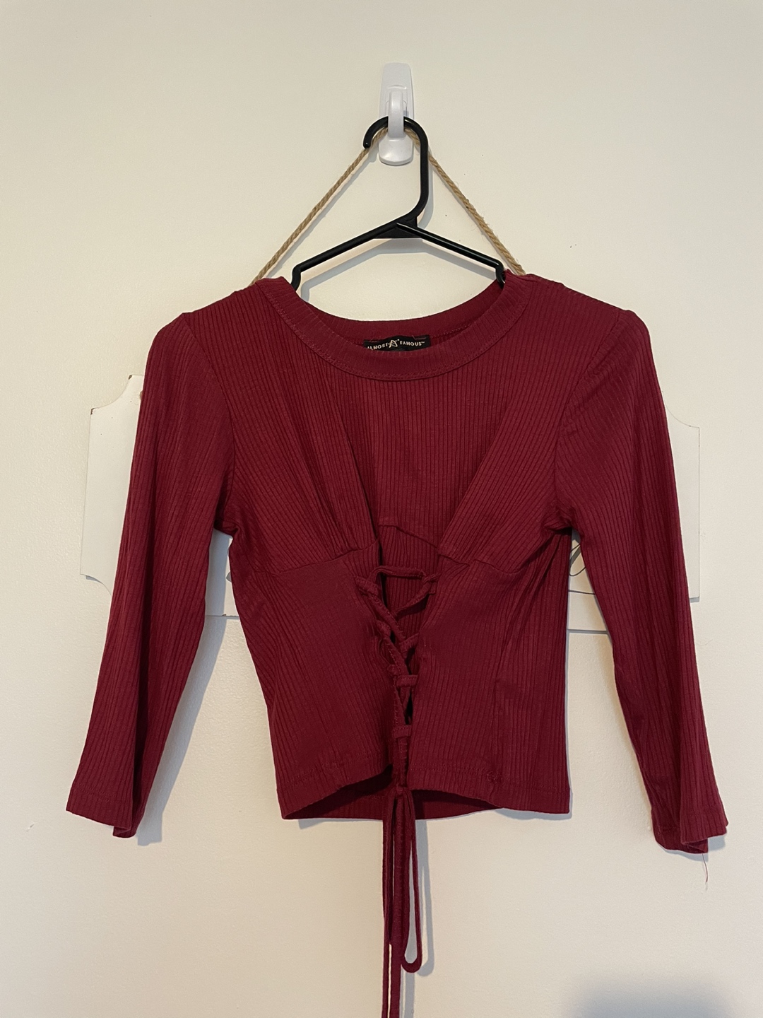 New red fall/winter blouse
