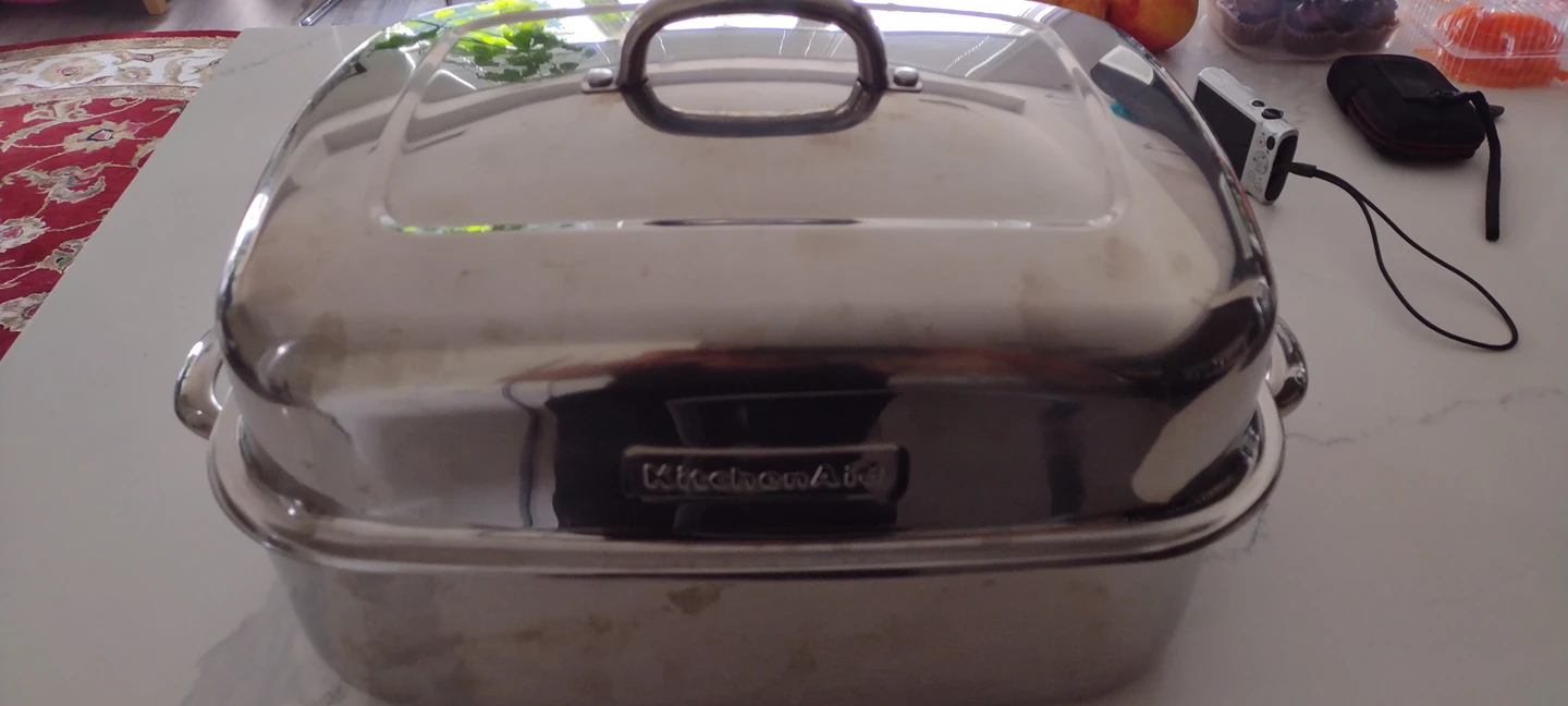 KitchenAid stainless steel large roaster