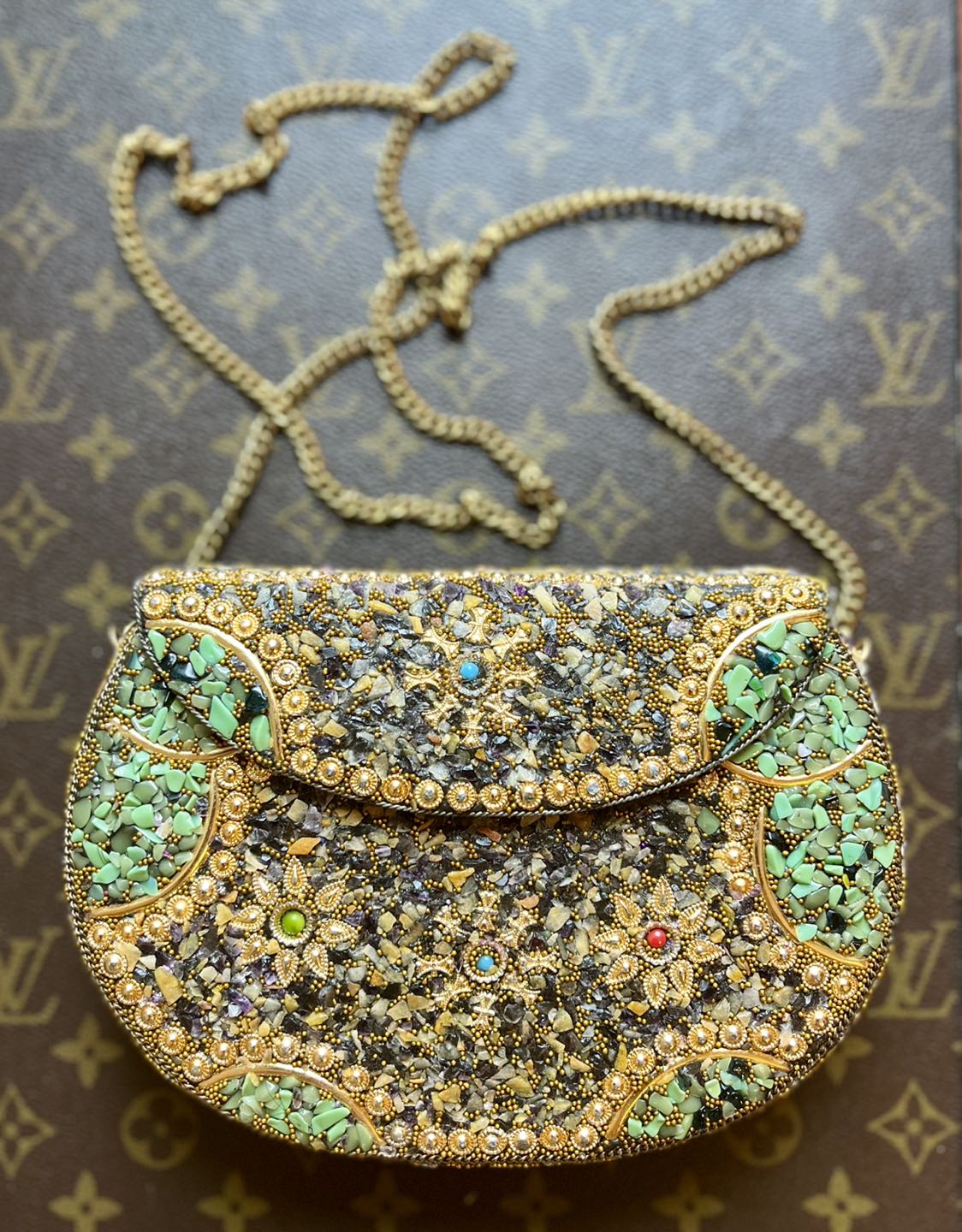 Hand Beaded Evening Bag