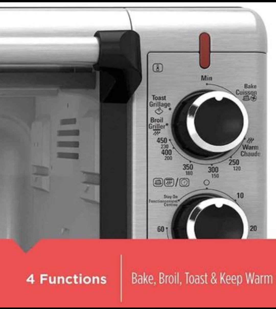 BLACK+DECKER Extra Wide Convection Toaster ! - photo 3