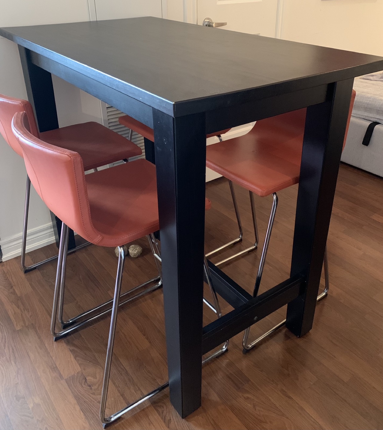 IKEA Wood Bar Table - photo 4