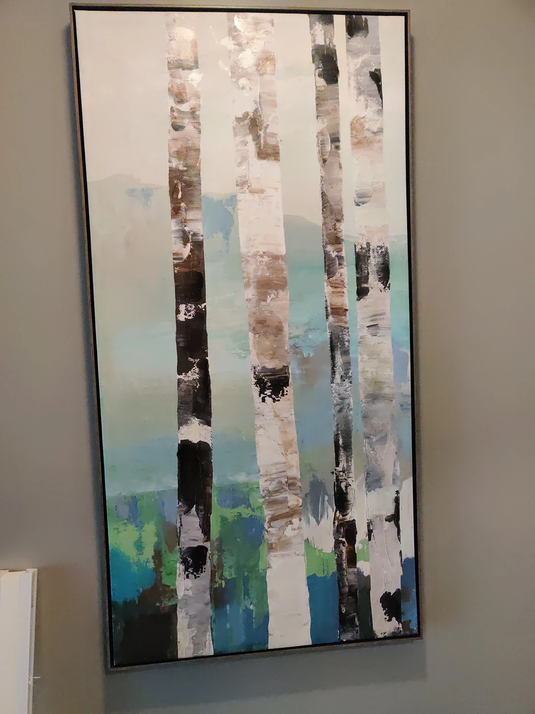 canvas painting of trees thumbnail