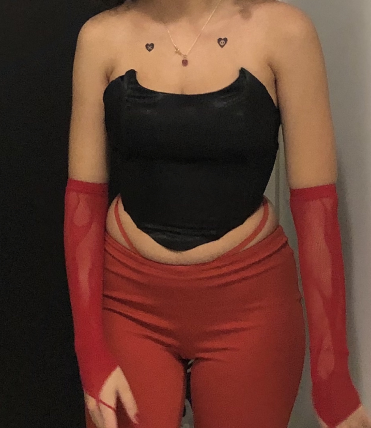 Black Satin Corset Top - photo 4