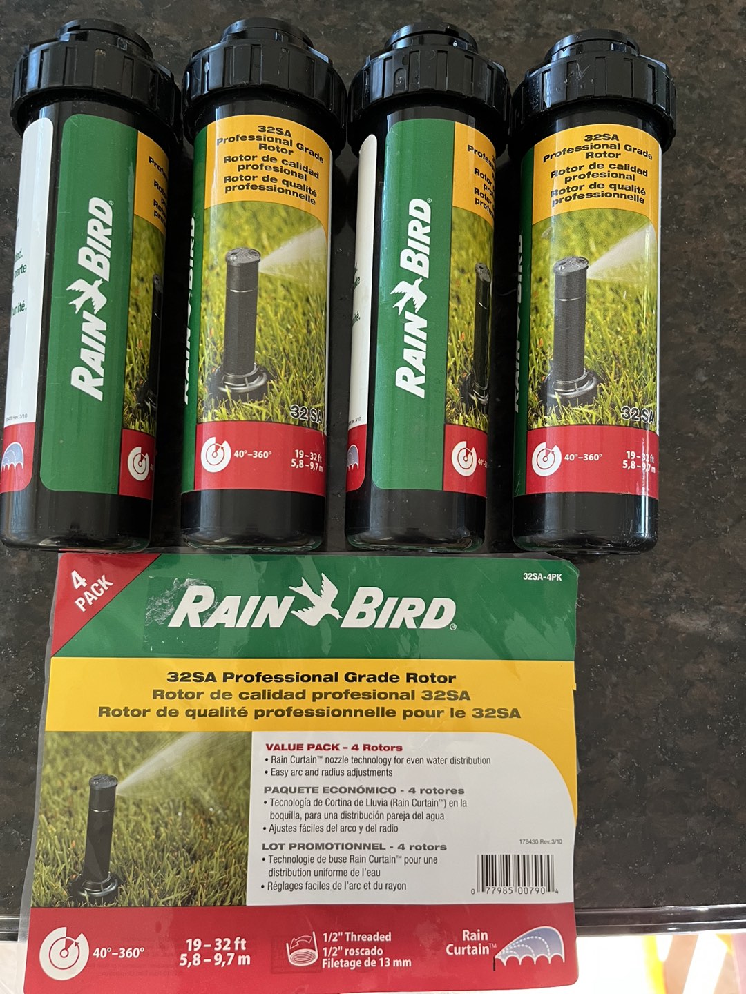 4pk Rain Bird 32SA Professional Grade Rotors
