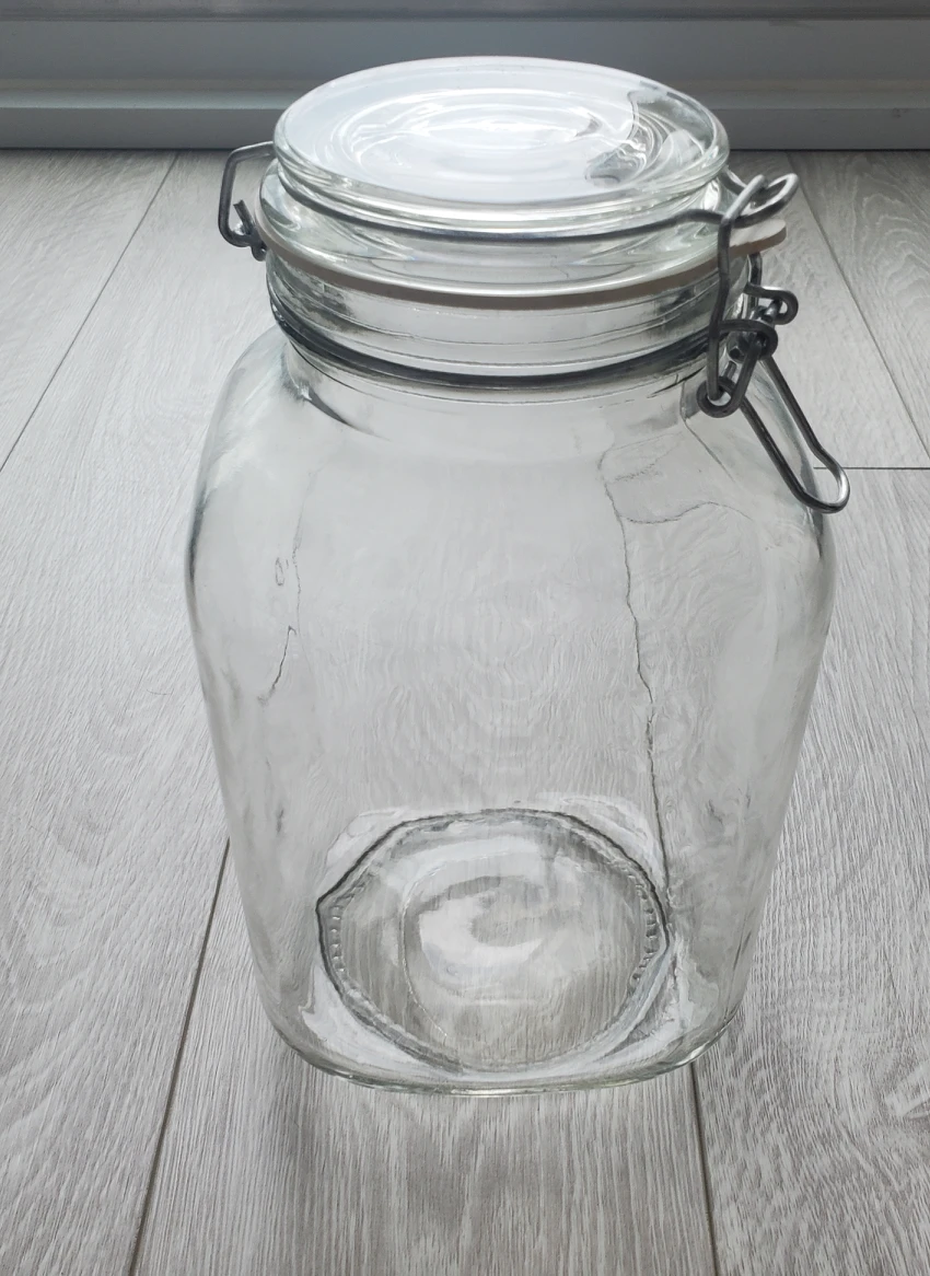 Glass Cookie Jar