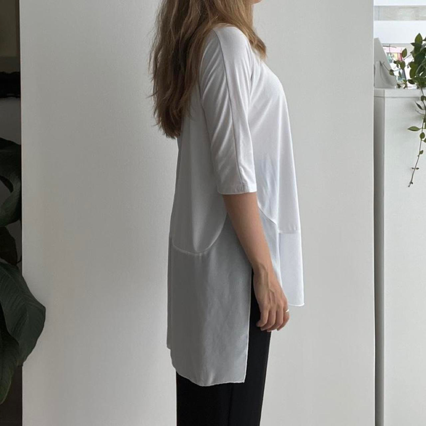 Made in Italy one size fits all white shirt - photo 3