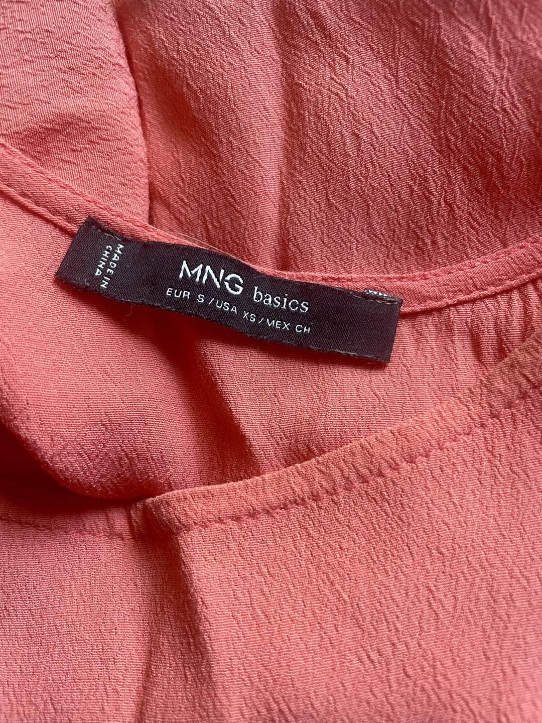 Mango tangerine coral summer dress image indicator(3)