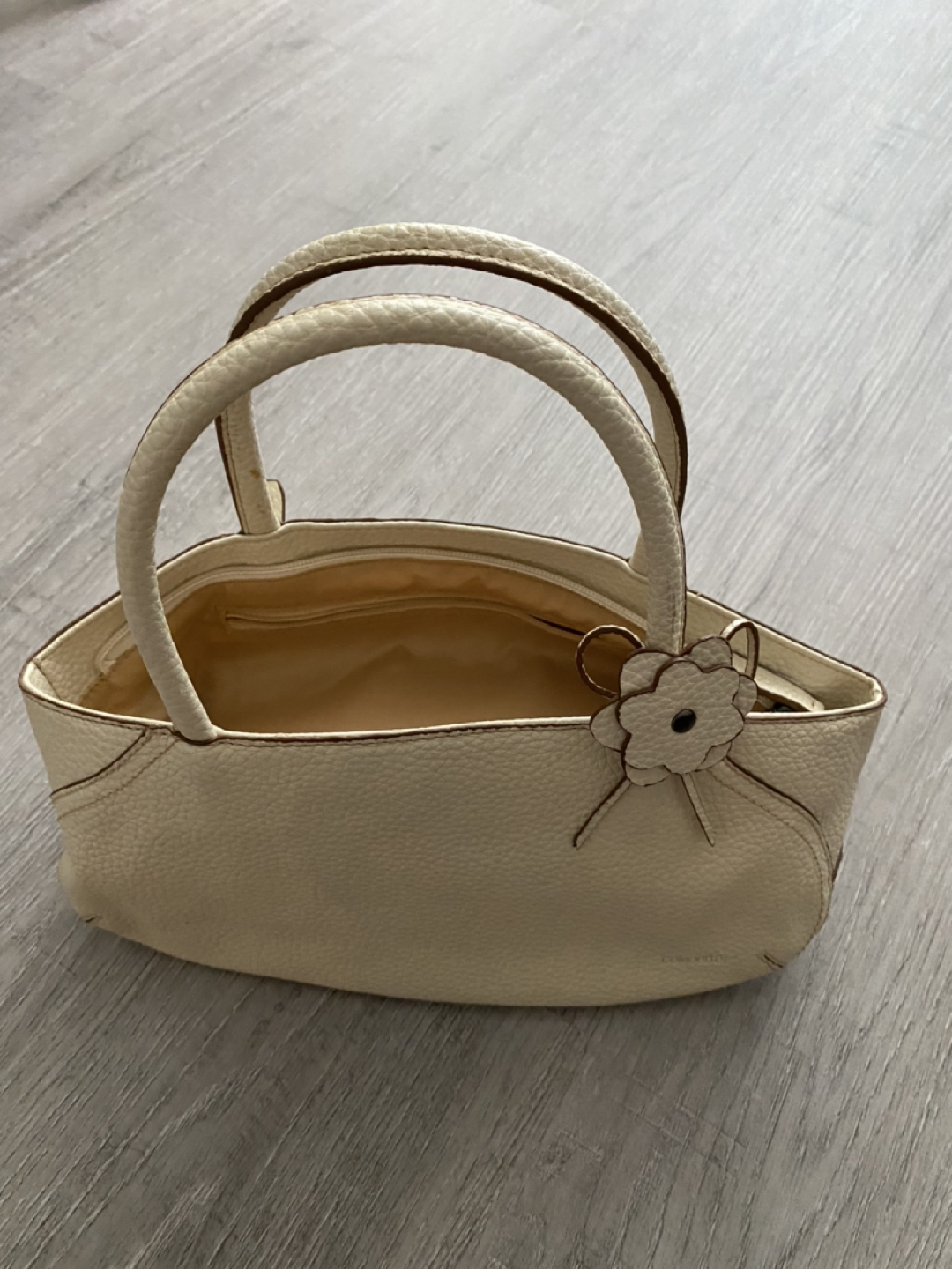 Beige Handbag