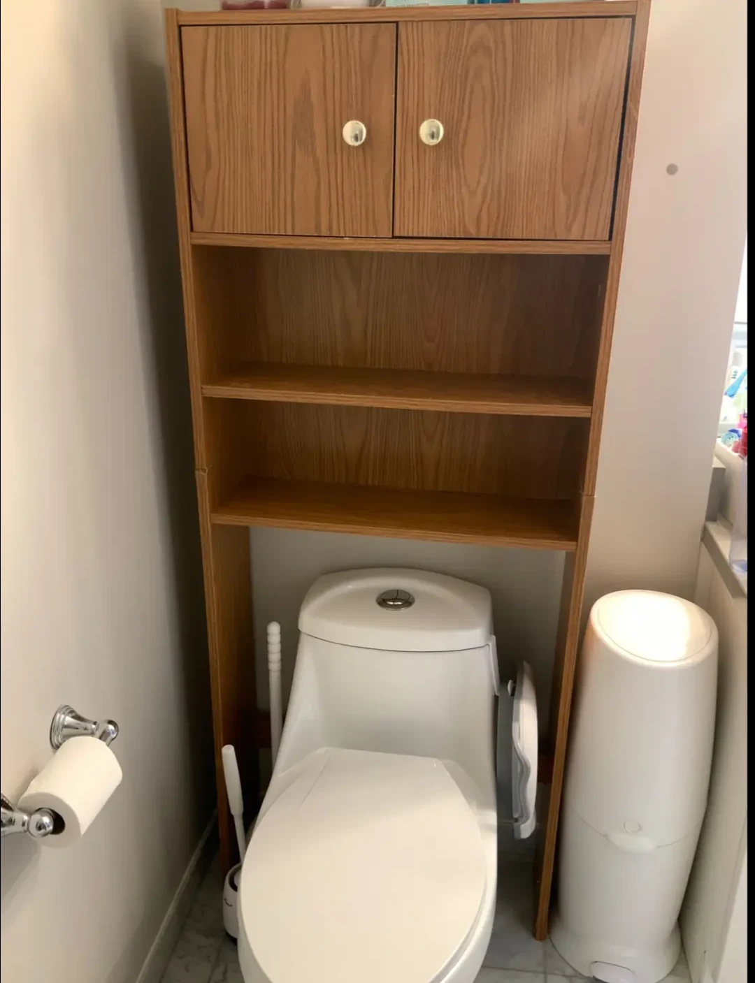 Over the toilet storage cabinet