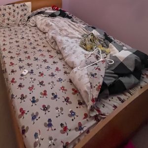 *FREE double/full solid wood bed frame #freecycle