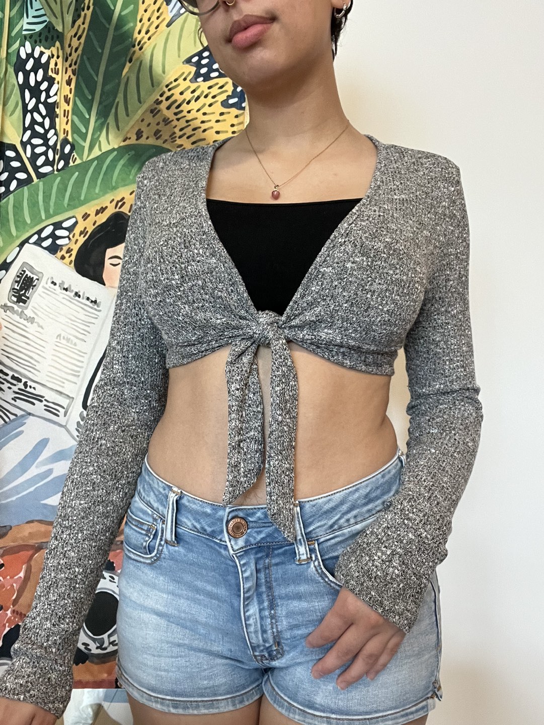 Garage Tie Up Crop Top - photo 4