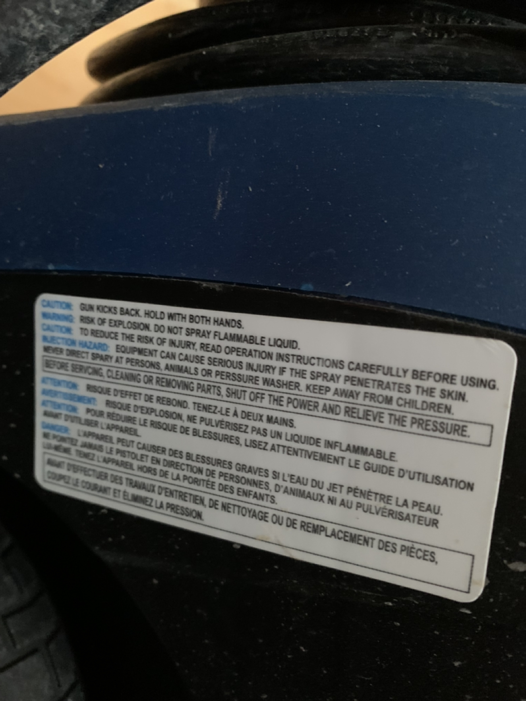 Simoniz 1600 PSI Electric 4-Wheel Pressure Washer image indicator(5)