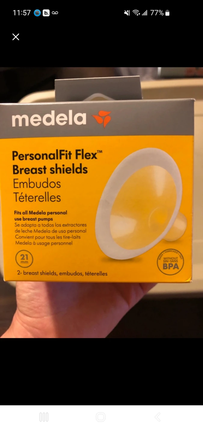 Medela breast shield size 21 (only one never used ) thumbnail