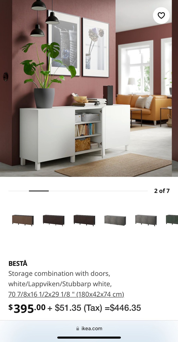 *Reduced Price* IKEA Buffet / TV Stand / Storage thumbnail