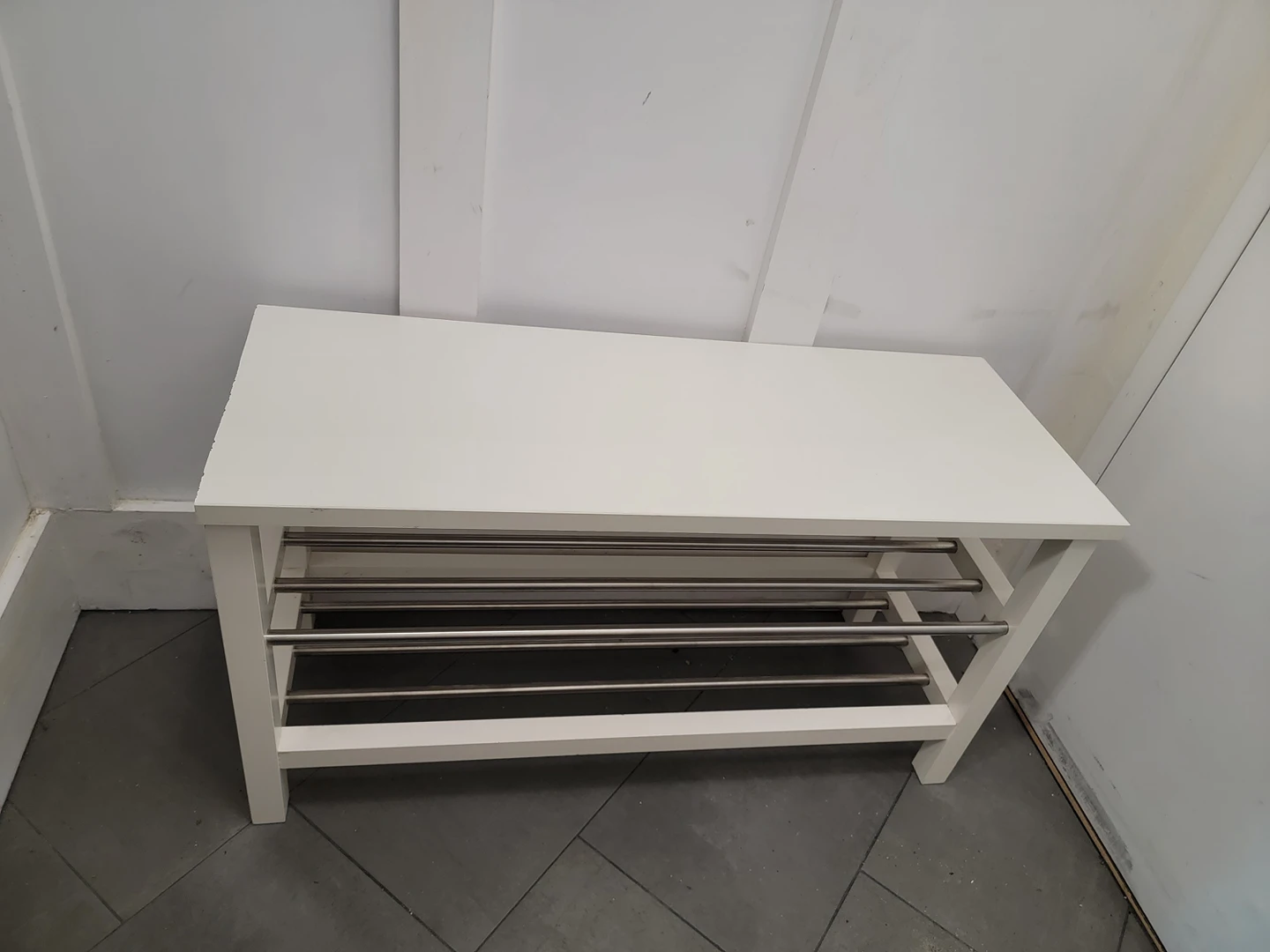 Ikea Tjusig bench with storage thumbnail