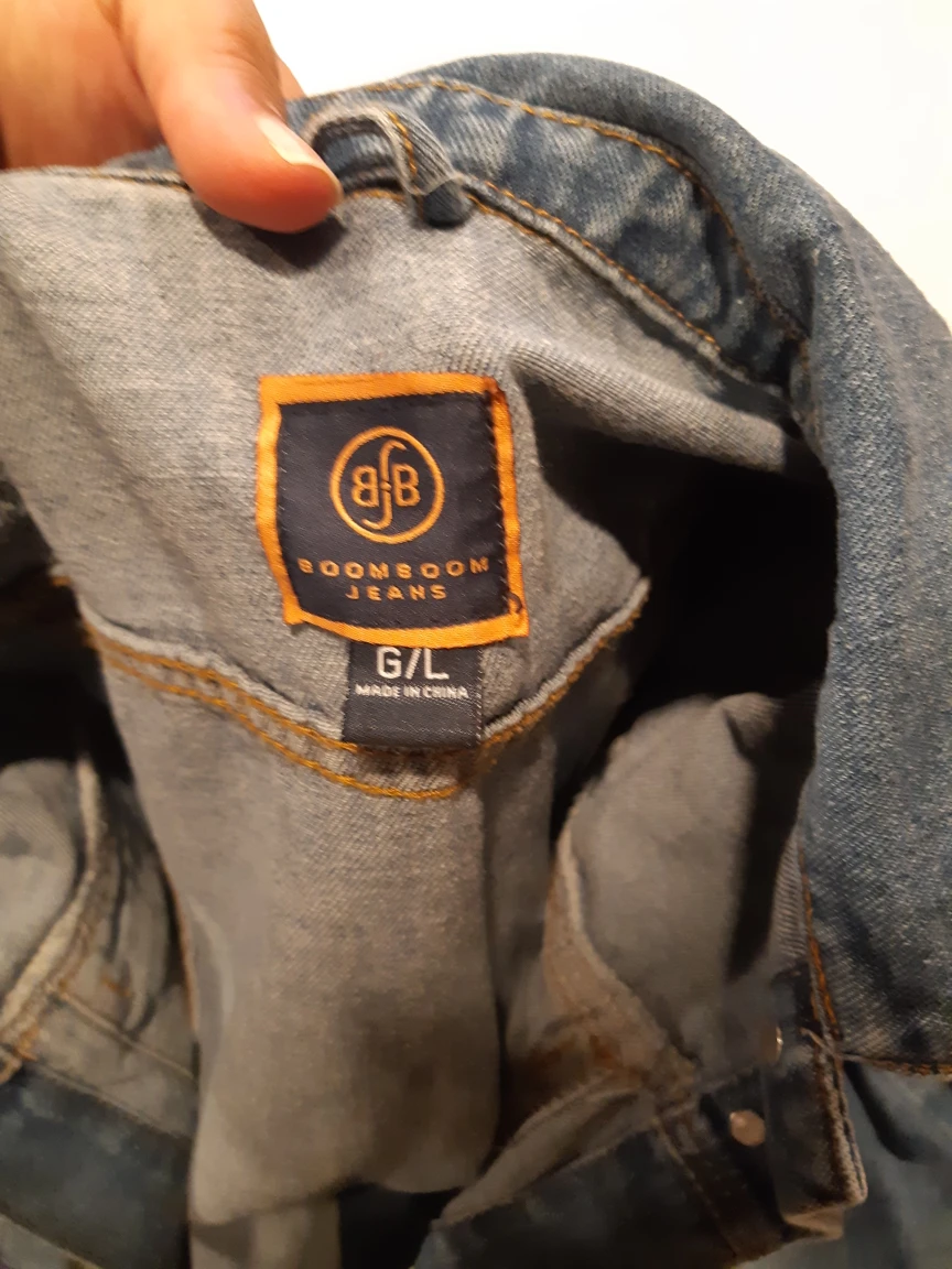 boyfriend style denim jacket #freecycle image indicator(2)