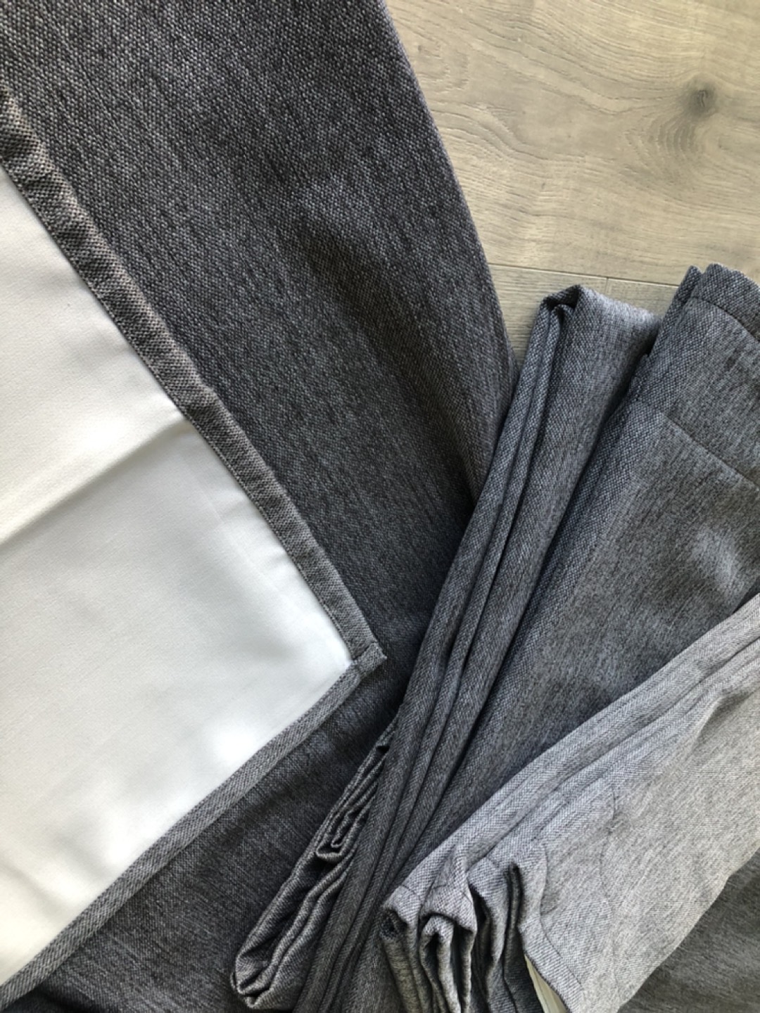 Ikea Dagöga Room-Darkening Curtains (6 panels, blue-grey) - photo 4