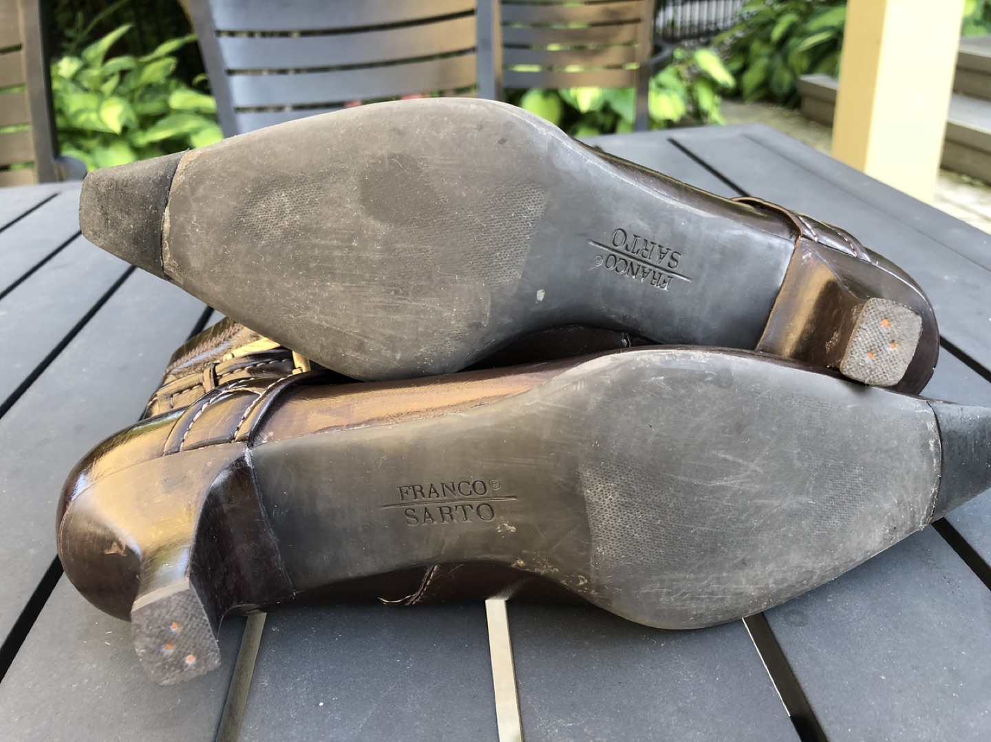 Women’s Brown Franco Sarto Boots 10M image indicator(3)