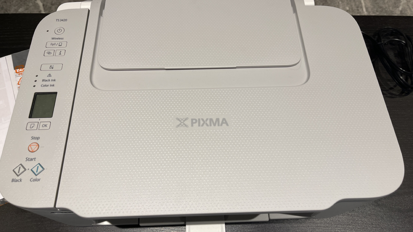 Canon Wireless Printer with NEW INK thumbnail