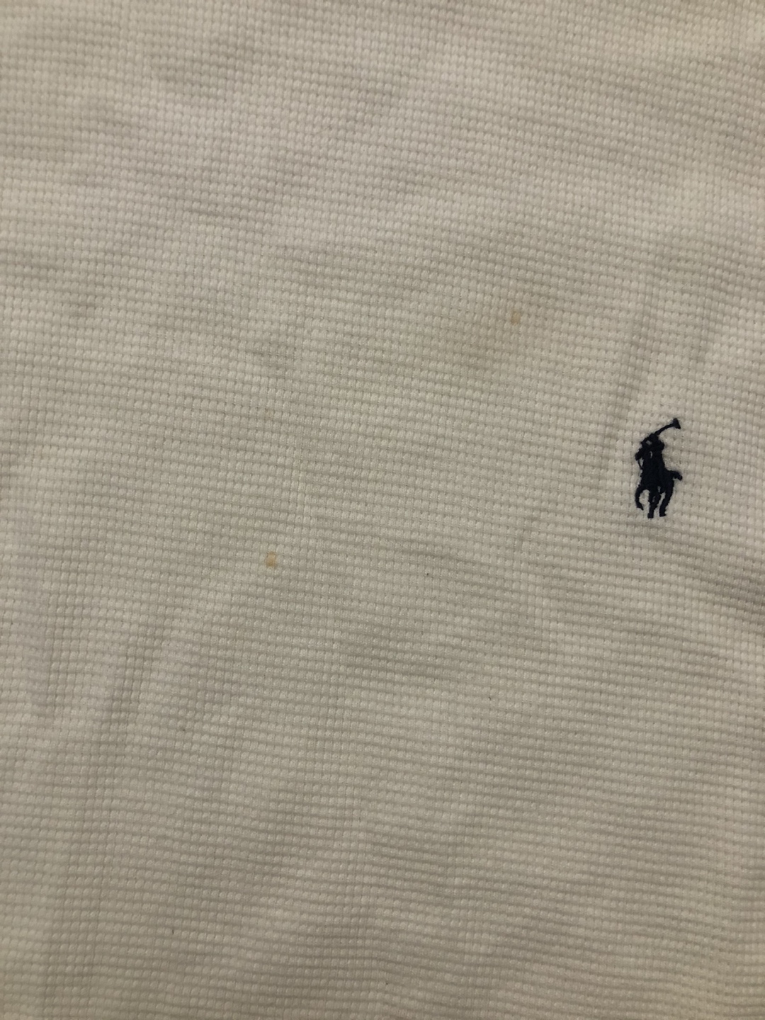 White polo shirt - size large image indicator(2)