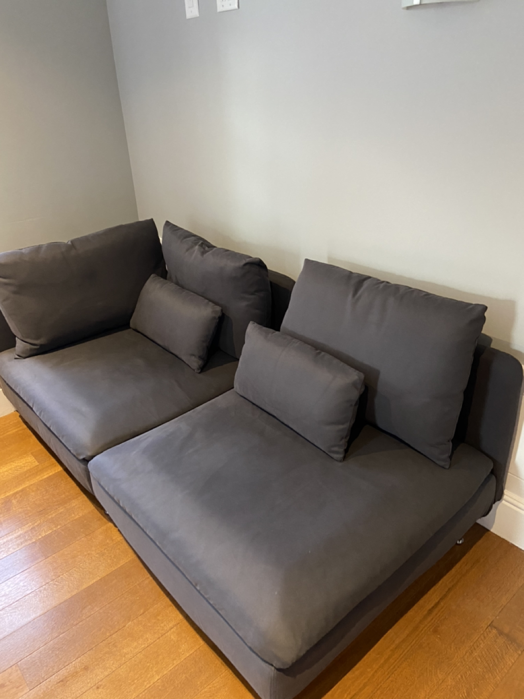 Sectional Ikea sofa 1 year old - photo 4