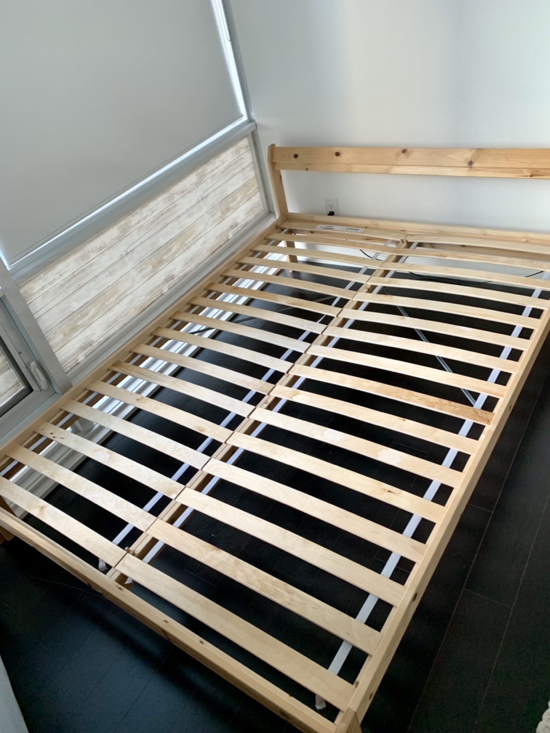 IKEA Neiden bed frame with slated base thumbnail