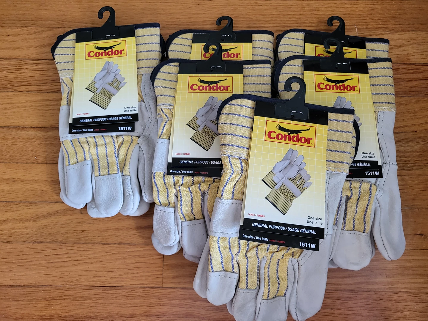 Selling leather work gloves. thumbnail
