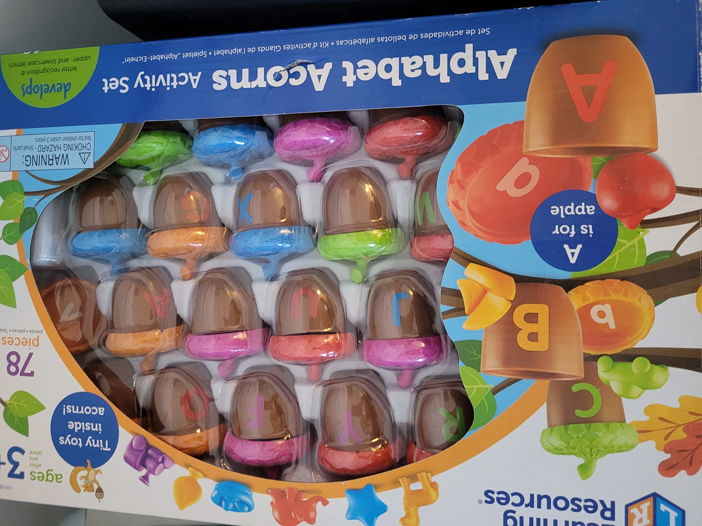 alphabet acorns