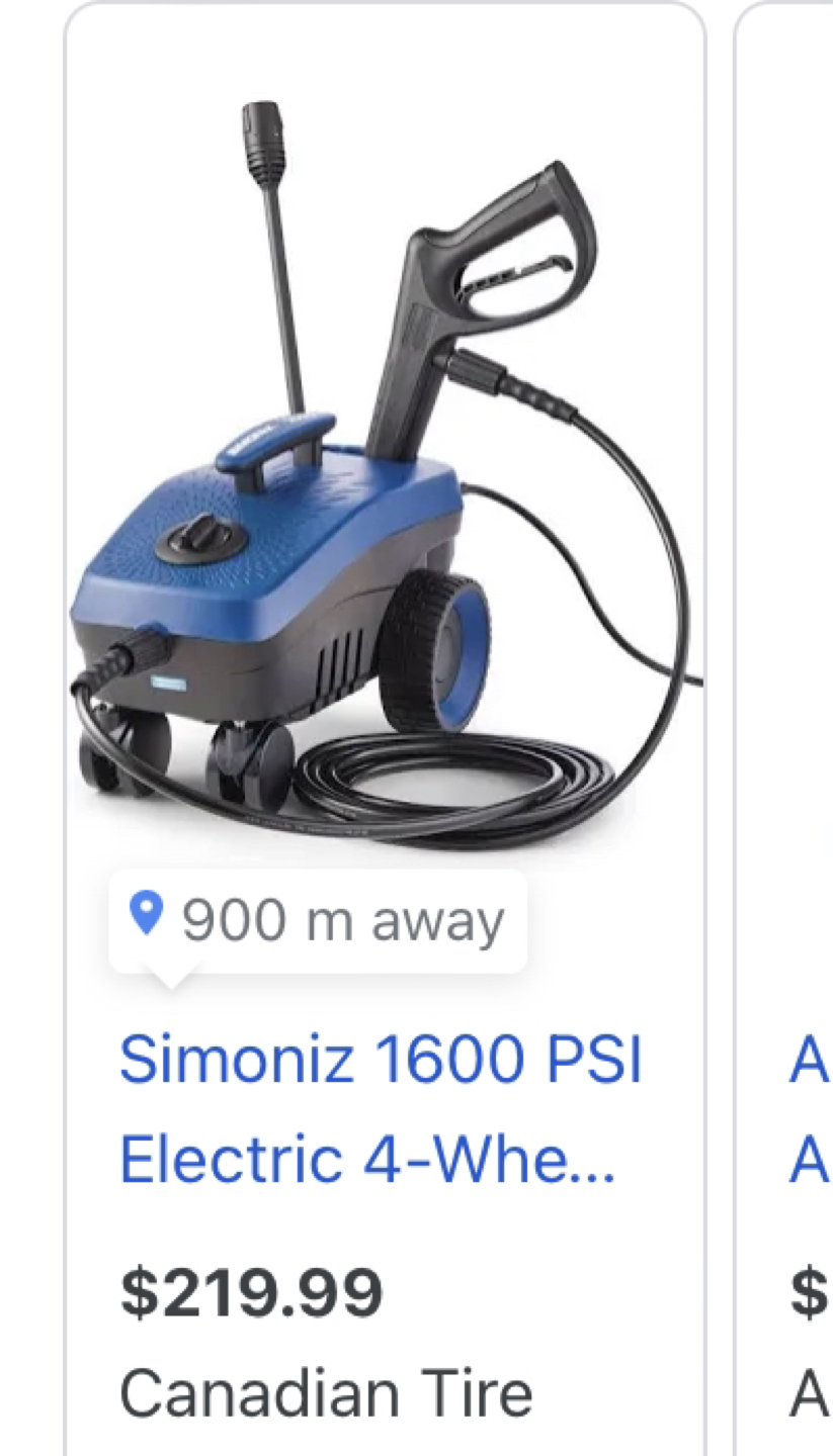 Simoniz 1600 PSI Electric 4-Wheel Pressure Washer image indicator(9)