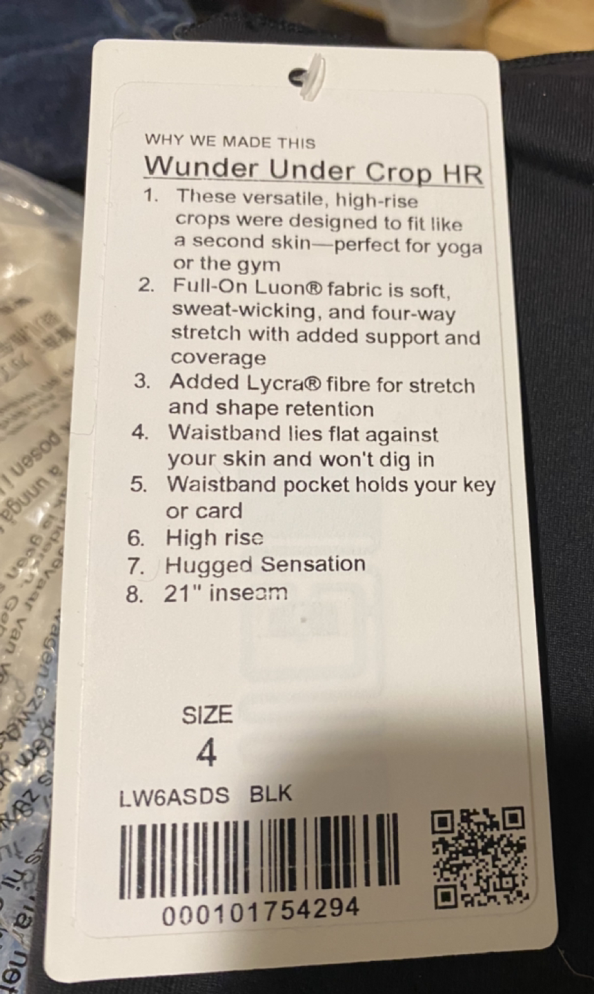 Lululemon Wunder Under Crop HR-size 4 - photo 4
